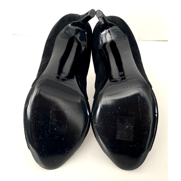 PIERRE HARDY Roxy Colorblock Peep toe Pump Sandal Rainbow Suede Ankle Strap 40 - Picture 10 of 11